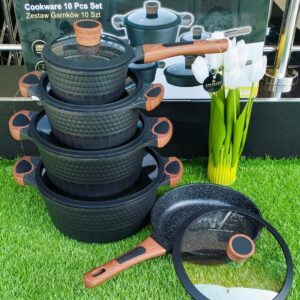 edenberg nonstick cooking pots 10 pcs sets